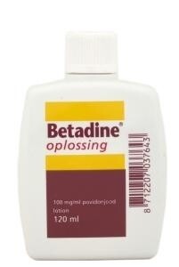 Betadine Iodine solution 100 mg / ml 120 ml | Medische Vakhandel