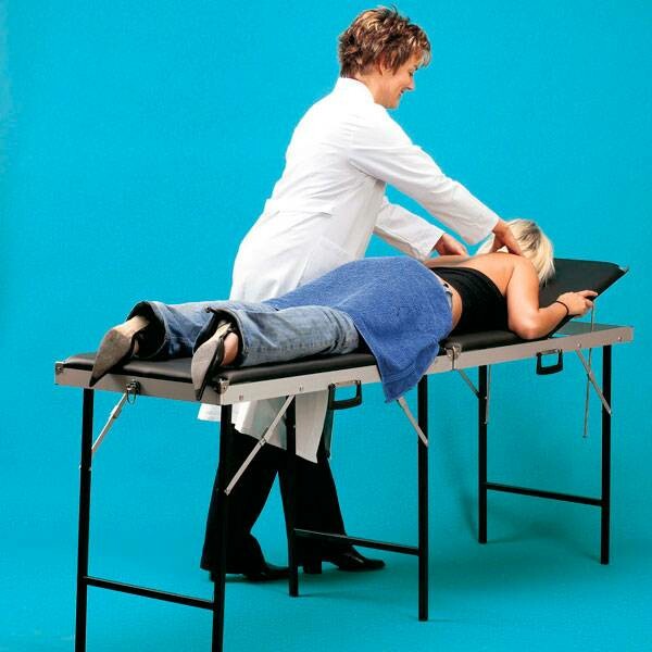 Tweede leerjaar Dicht vuist Draagbare massage tafel (koffermodel) | Medische Vakhandel
