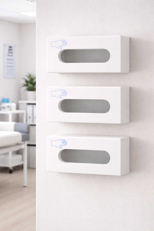 Design Handschuhspender Weiß – hygienische Lösung für Praxis und Pflege