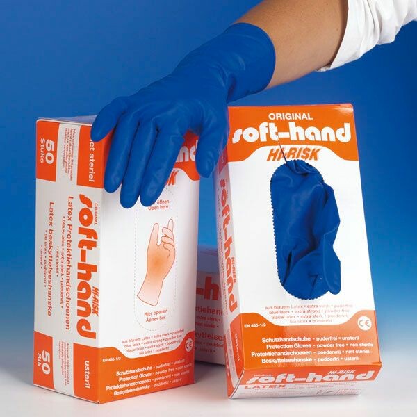 Soft-Hand Hi-Risk - Powder free EL - ExtraLarge 50 pcs | Medische Vakhandel