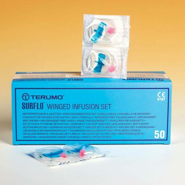 Terumo Surflo Butterfly Needles 18G (Pink) & 21G (Green)