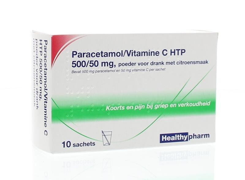 Paracetamol & Vit C Healthypharm 10 Beutel Medische Vakhandel